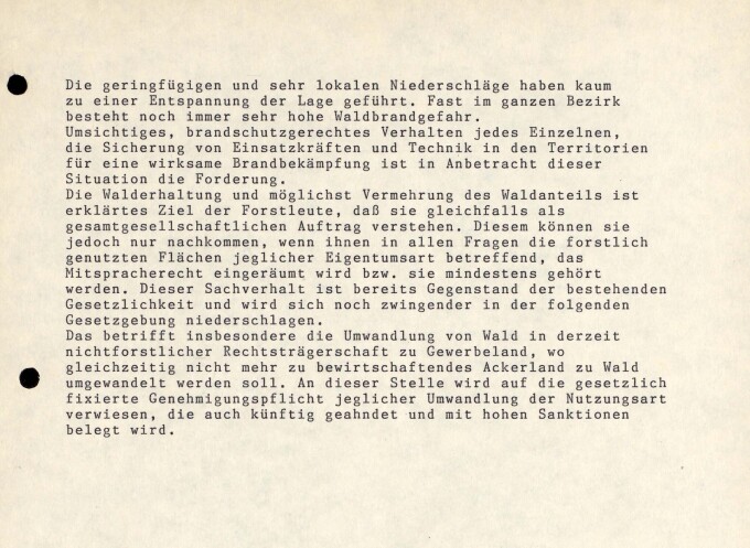 Bericht „Fakten, Tendenzen und Probleme“ des Ressorts Ernährung, Landwirtschaft und Forsten der Bezirksverwaltungsbehörde Potsdam, Juli 1990, Seite 11 BLHA, Rep. 401 Bezirkstag und Rat des Bezirkes Potsdam 36720