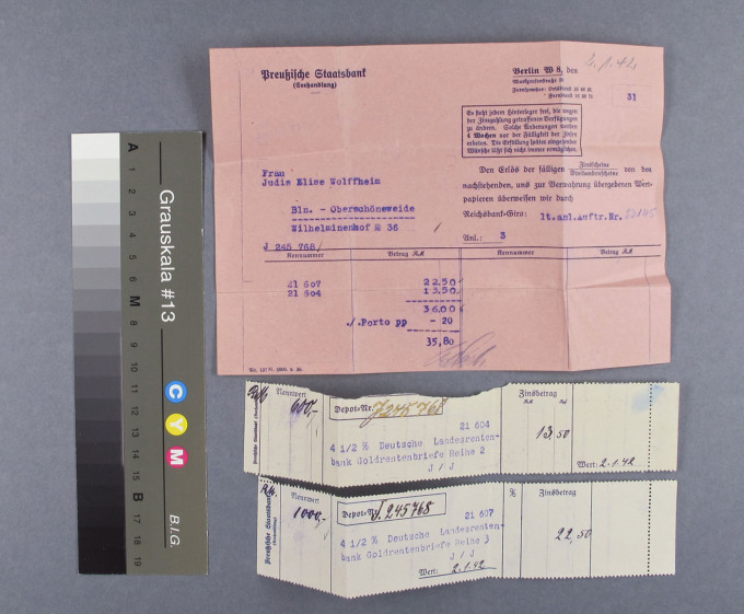 Documents with writing materials that are not suitable for deacidification