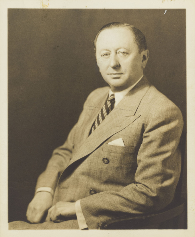 Foto von Jakob Goldschmidt aus dem Bildarchiv des "Aufbau", Jüdisches Museum Berlin, Inv.-Nr. 2004/1888/1.001, Schenkung Sammlung Aufbau New York (1934-2004), Repro: © JMB