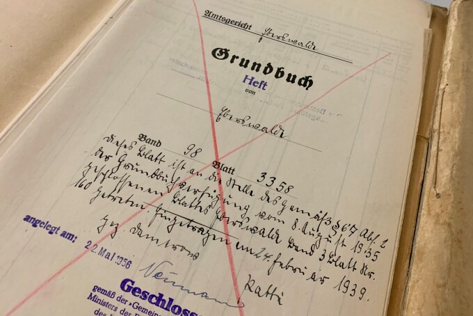 Grundbuchheft Eberswalde