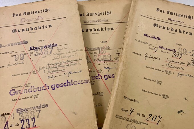 Grundakten Eberswalde