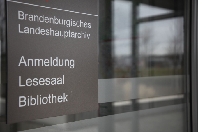 Schild Lesesaal